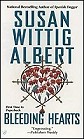 book cover, Bleeding Hearts, Susan Wittig Albert; 84x139
