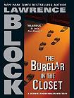 book cover, The Burglar in the Closet, Lawrence Block; 105x140