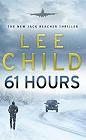 book cover, 61 Hours by Lee Child; 86x140