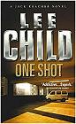 book cover, One Shot by Lee Child; 