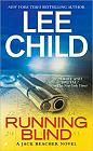 book cover, Running Blind aka The Visitor by Lee Child; 86x140