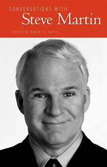 book cover, Conversations with Steve Martin; 220x344