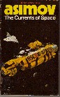 book cover, Currents of Space, Isaac Asimov