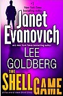 book cover, The Shell Game by Janet Evanovich and Lee Goldberg; 92x140