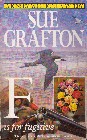 book cover, F is for Fugitive, Sue Grafton