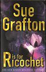 book cover, R is for Richochet, by Sue Grafton