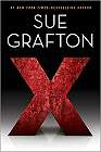 book cover, x by Sue Grafton, Festivale book review; 93x140