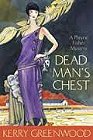 book cover, Dead Man's Chest, Kerry Greenwood; 93x140