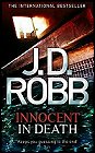 Book cover, Innocent in Death, J D Robb (Nora Roberts); 87x140