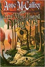 book cover, The Girl Who Heard Dragons, by Anne McCaffrey; 93x140