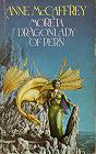 book cover, Moreta, Dragonlady of Pern, by Anne McCaffrey