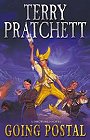 Book cover, Going Postal, Terry Pratchett; 90x140