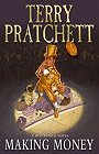 Book cover, Making Money, Terry Pratchett; 90x140