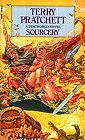 Book cover, Sourcery, Terry Pratchett; 85x140