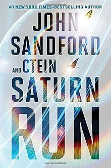 book cover, Saturn Run, by John Sanford and Ctein; 220x332
