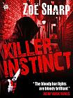 Book cover, Killer Instinct by Zoe Sharp; 104x140