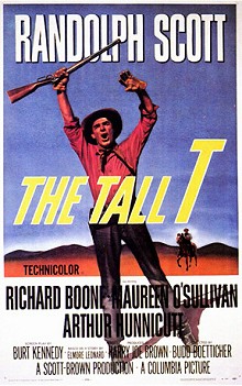 movie poster, The Tall T; 220x351