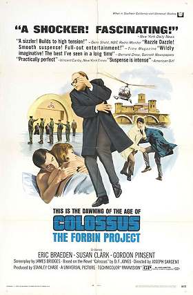movie poster, Colossus The Forbin Project; 280x427