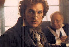 Matthew McConaughey as the lawyer, Baldwin in Amistad