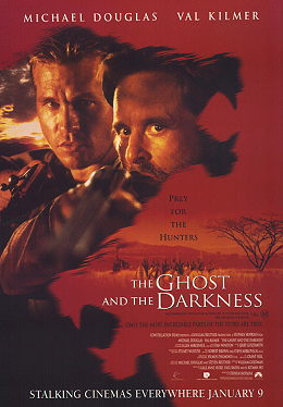 Movie poster, The Ghost and the Darkness, Festivale film review; ghost.jpg - 24834 Bytes