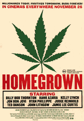 Movie Poster Homegrown, Festivale online magazine film reviews -- homegrwn.gif - 17170 Bytes