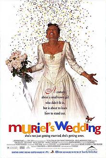 Movie poster, Muriel's Wedding, Festivale film review; 220x327
