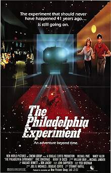 Movie poster, The Philadelphia Experiment; Festivale film review