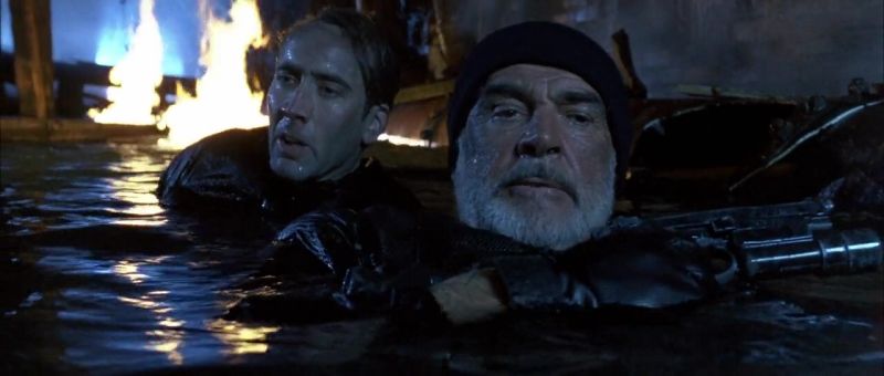 Nicholas Cage and Sean Connery  in The Rock; Festivale film review;800x340