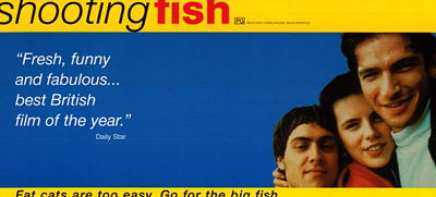Shooting Fish movie review, Festivale online magazine film reviews -- shooting.jpg - 17565 Bytes