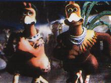 Movie still, Chicken Run, Festivale film reviews section