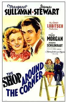 Movie poster, The Shop Around the Corner (1940); Festivale film review
