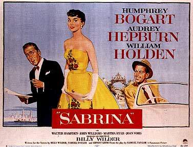 Movie poster, Sabrina (1954); Festivale film review