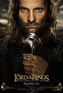 Movie poster, Lord of the Rings Return of the King; Festivale film review