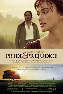 Movie poster, Pride and Prejudice; Festivale film review