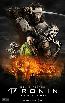 movie poster, 47 Ronin, Festivale film review; 220x349