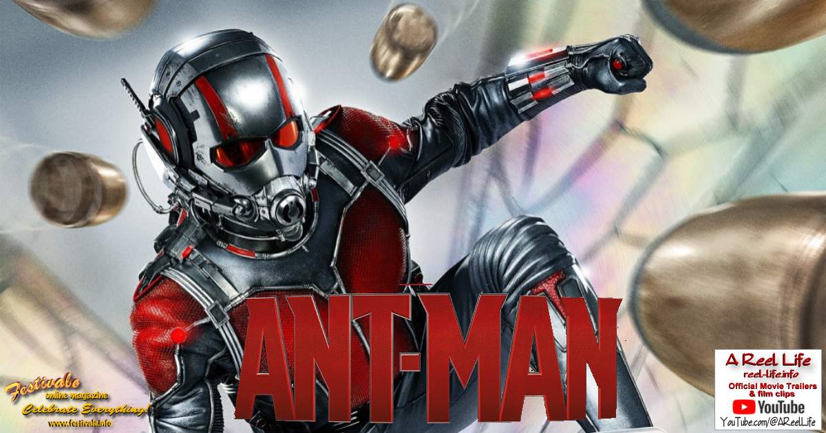 Movie poster, Ant-Man; (c) 2015 Walt Disney Studios, Festivale film review preview