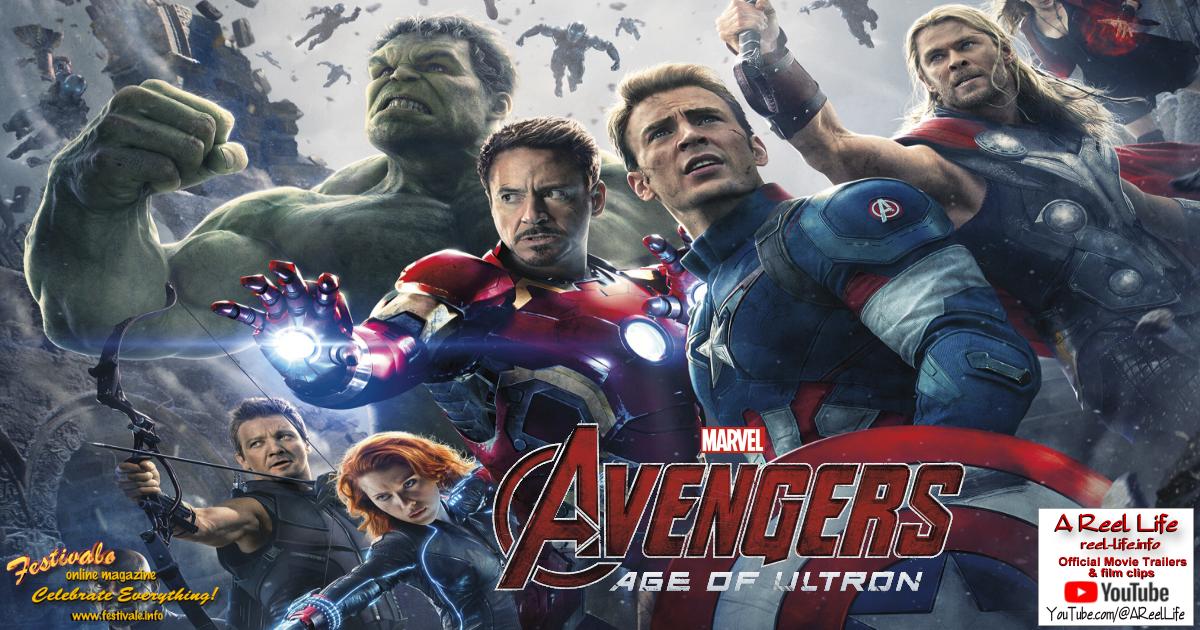Movie poster, Avengers - Age of Ultron; (c) 2015 Walt Disney Studios, Festivale film review preview