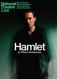 poster, National Theatre Live Hamlet, Festivalee film review; 220x306