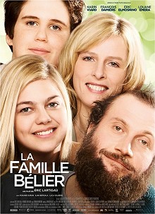 movie poster, The Bélier Family (La Famille Bélier), Festivale film review; 220x303