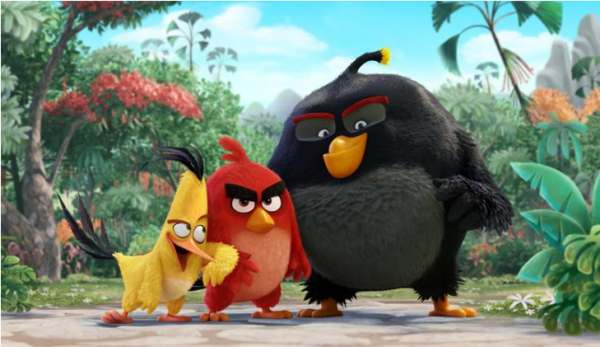 movie still, Angry Birds movie, Festivale film review page; 600x347