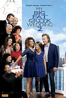 movie poster, My Big Fat Greek Wedding, Festivale film review; 220x326