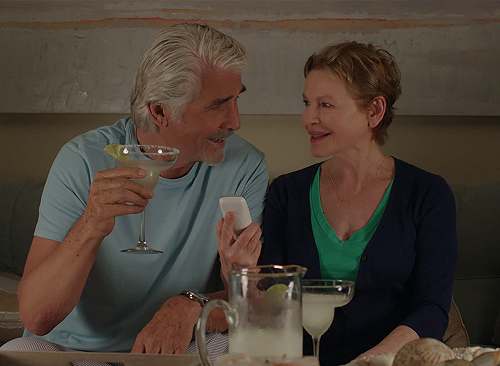 movie still, James Brolin and Dianne Wiest in Sisters, Festivale film review; 500x366