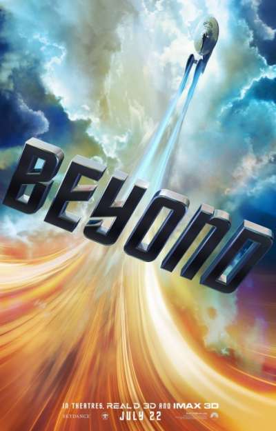 movie poster, Star Trek Beyond, Festivale film reviews page; 400x625