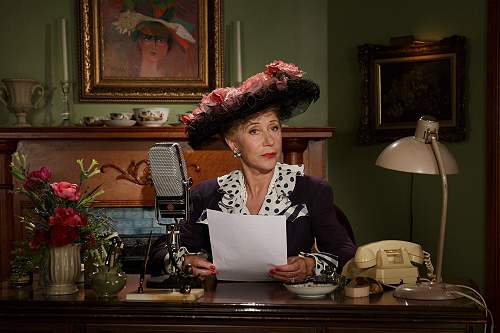 movie still, Helen Mirren in Trumbo, Festivale film review; 500x333