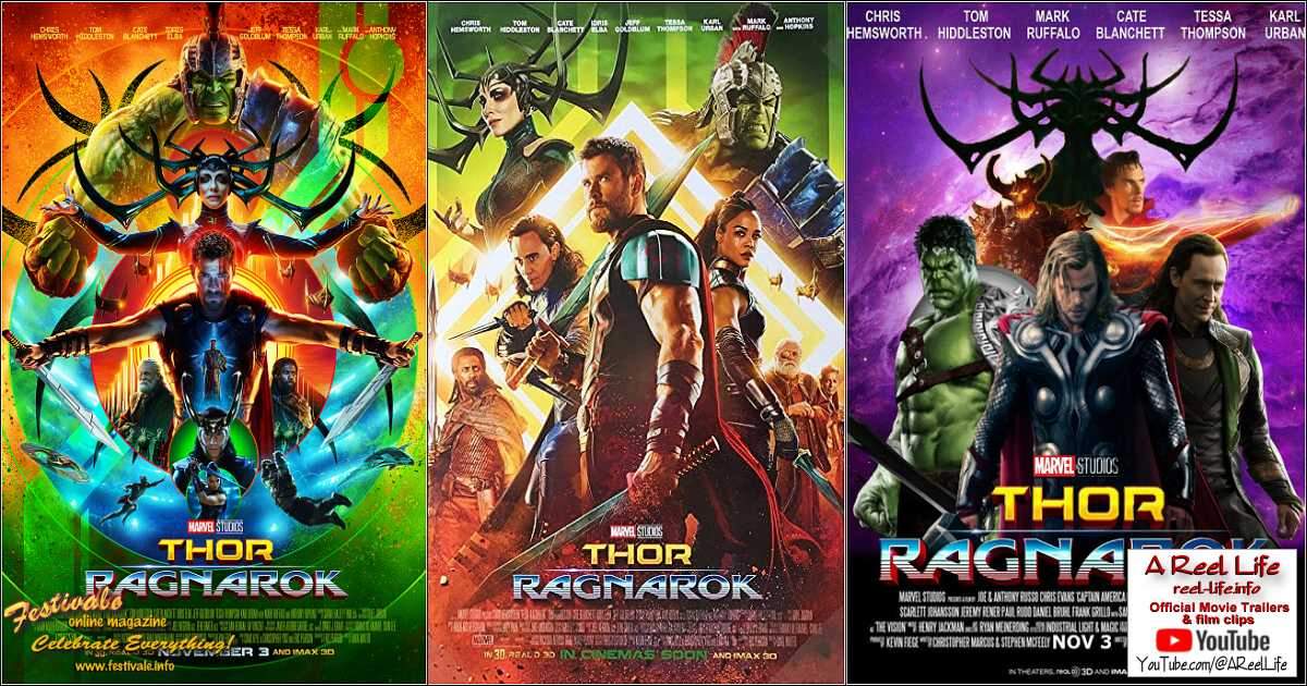 Movie poster, Thor Ragnarok; (c) 2017 Walt Disney Studios, Festivale film review preview