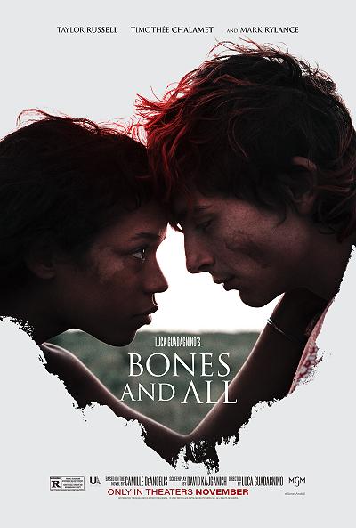 Movie poster, Bones and All; {CopyrightNotice}, Festivale film review