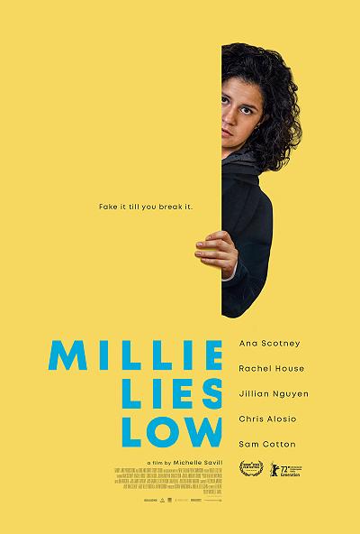 Movie poster, Millie Lies Low; {CopyrightNotice}, Festivale film review