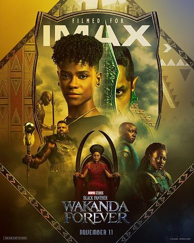 Movie poster, Black Panther - Wakanda Forever; (c) 2022 Walt Disney Pictures, Festivale film review