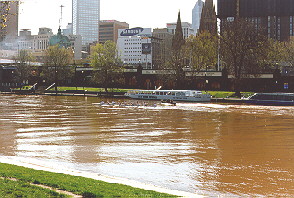 Yarra River from Alexandra Gardens, Melbourne, Victoria, Australia