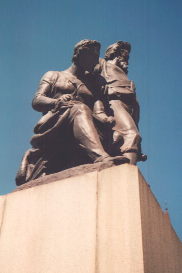 Swanston St Melbourne, Burke & Wills Statue